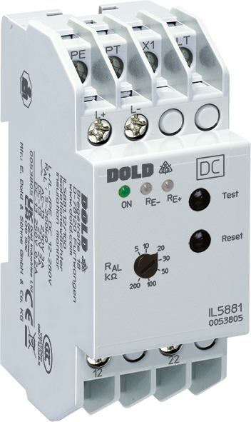 Реле контроля IL5881.12/100 DC12-280V 10-500K-OHM DOLD 0067073